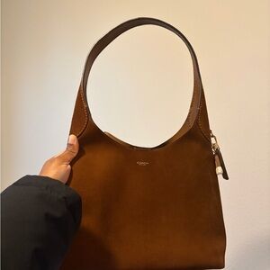 Coach Suede Brooklyn Shoulder Bag